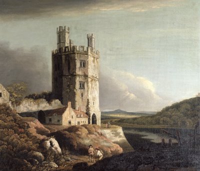 La Torre del Águila, Castillo de Caernarvon, 1802 de Benjamin Barker